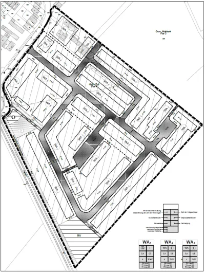 Ausschnitt aus dem Bebauungsplan Kerken-Aldekerk Nr. 18